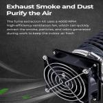 Powerful Smoke Exhaust Kit for Laser Engraver