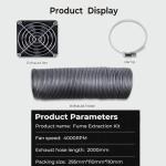 Powerful Smoke Exhaust Kit for Laser Engraver