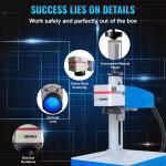 20W Fiber Laser Engraver with EZCAD2 Software