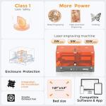 5W Desktop Laser Engraver for Metal and Wood