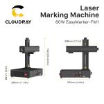 Cloudray 60W JPT MOPA Fiber Laser Engraver
