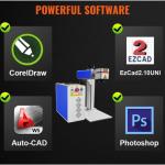 30W Fiber Laser Marking Machine for Metal Engraving