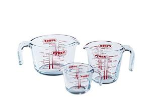 Pyrex Transparent Glass Jug Set