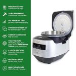 Yum Asia Induction Bamboo Rice Cooker, 8 Cups