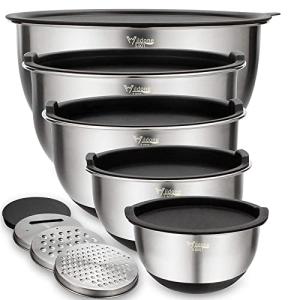 5-Piece Stainless Steel Mixing Bowls Set