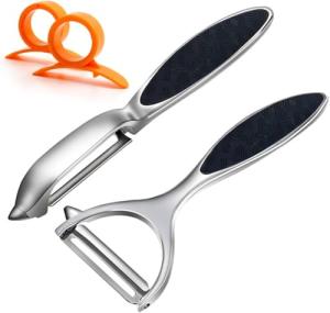Ergonomic Stainless Steel Potato and Vegetable Peeler