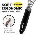 Anaeat Stainless Steel Balloon Whisk Set of 3