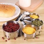 JIZZU 12-Piece Stainless Steel Measuring Spoon & Cup Set