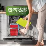 Colorful Plastic Chopping Board Set with Stand