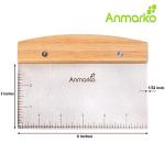 Stainless Steel Griddle Scraper and Dough Cutter