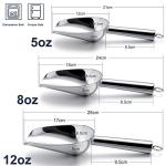 HaWare Stainless Steel Ice Scoop Set - 3 Pcs