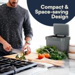 Tydi 4.5L Kitchen Compost Bin with Press-Button Lid