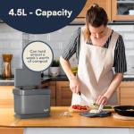 Tydi 4.5L Kitchen Compost Bin with Press-Button Lid