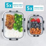 Igluu Airtight Glass Meal Prep Containers (10 Pack)