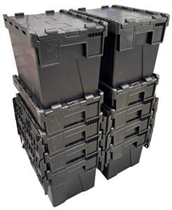 Heavy Duty 25L Recycled Plastic Lidded Storage Boxes