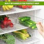 KICHLY Stackable Fridge Organizers - Set of 8