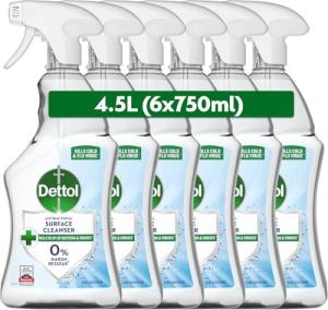 Dettol Antibacterial Surface Cleaner, Original, 6-Pack