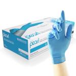Unigloves Blue Pearl Nitrile Exam Gloves, Small 100ct