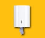 Blue Centrefeed Wiping Paper Rolls - 6 Pack