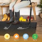 Washable Heavy Duty Non-Slip Doormat 40cm x 60cm