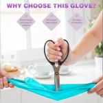 Latex-Free Reusable Dishwashing Gloves with Cotton Lining