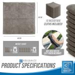 Large Super Absorbent Microfiber Cleaning Cloths (10)