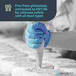 Unigloves Blue Pearl Nitrile Exam Gloves, Small 100ct