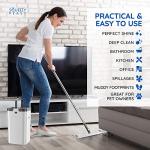 SqueezyPeasy Compact Flat Mop and Bucket Set