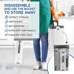 SqueezyPeasy Compact Flat Mop and Bucket Set