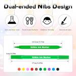 10 Pack Edible Food Markers for Cakes & Cookies