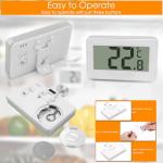 Digital Waterproof Fridge and Freezer Thermometer Set