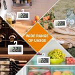 Digital Waterproof Fridge and Freezer Thermometer Set