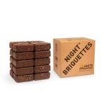 Lekto Woodfuels Night Briquettes - 20kg, 8 Hour Burn