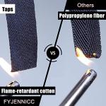 Fiberglass Fire Blanket with Cotton Tapes, 2 Pack