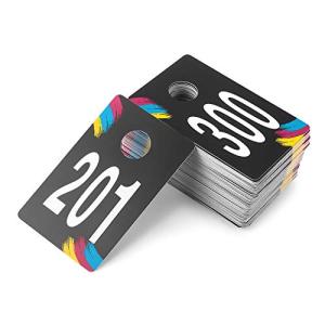 SUKIRA Reusable Plastic Number Tags for Sales