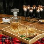 Set of 3 Bamboo Serving Trays with Handles