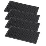AHUNTTER 4PCS Non-Slip Rubber Bar Service Mats