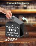 Uniclife Lockable Metal Tip Jar for Bartenders