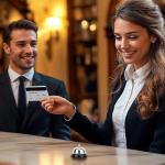 4 Pack Metal Service Bells for Reception & Counter