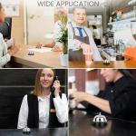 4 Pack Metal Service Bells for Reception & Counter