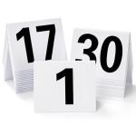 30 Double-Sided Acrylic Table Number Holders