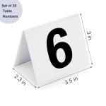 30 Double-Sided Acrylic Table Number Holders