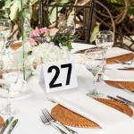 30 Double-Sided Acrylic Table Number Holders