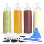 V·Colokishi 4 Pack 8 oz Squeeze Bottles