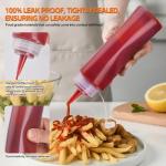 V·Colokishi 4 Pack 8 oz Squeeze Bottles