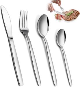 32-Piece Stainless Steel Cutlery Set for 8