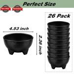 26 Pcs Unbreakable Reusable Plastic Bowls Set