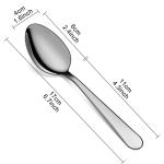 24-Piece Stainless Steel Dessert and Dining Spoons Set