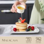 MALACASA 24 Piece Mini Porcelain Ramekins Set
