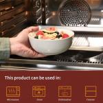 WishDeco Set of 4 Ceramic Cereal Bowls